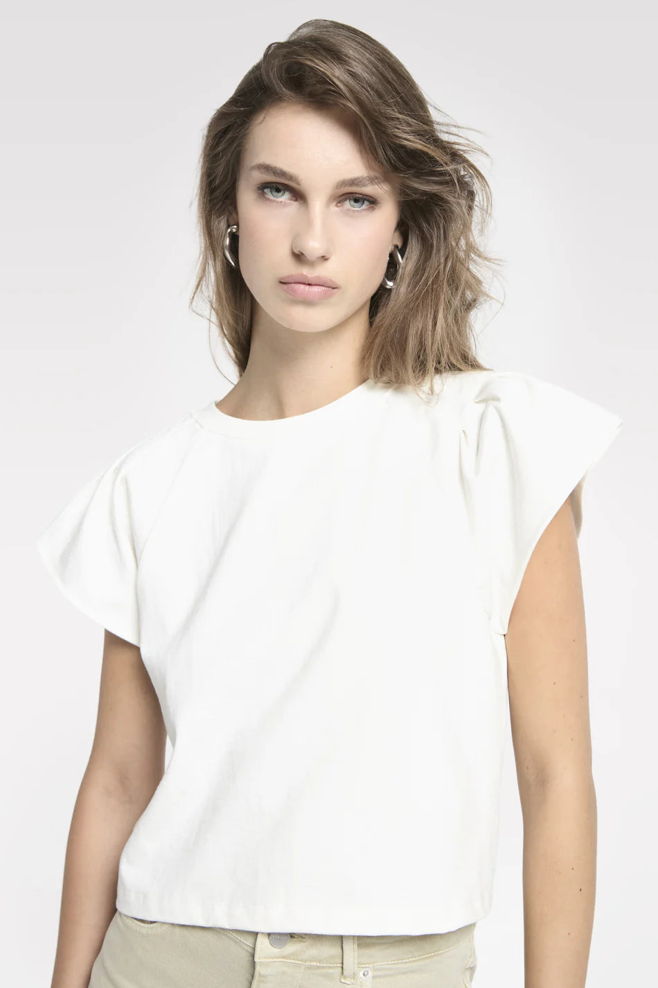 Homage - Top With Wide Shoulders-vooraanzicht