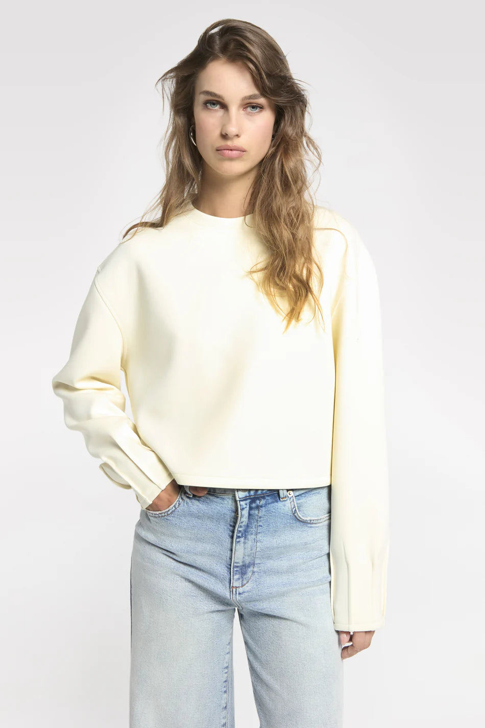 Homage - top with cuff details-vooraanzicht