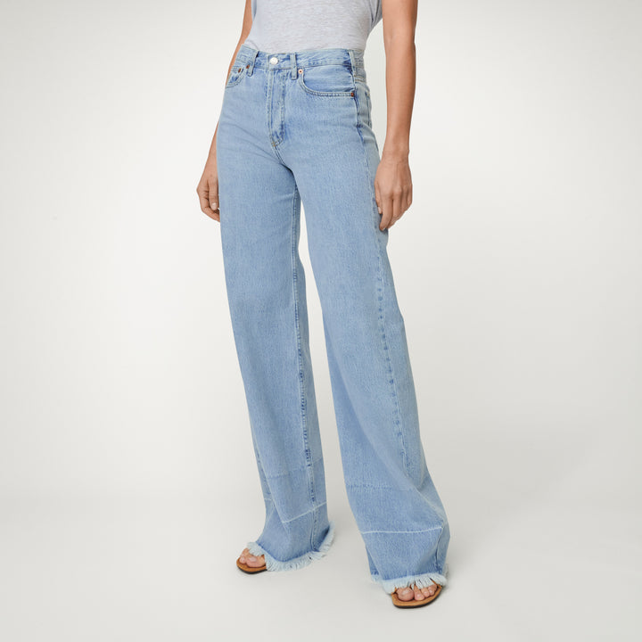 Lois - Lindsay Palazzo-F Bleach Frayed-vooraanzicht
