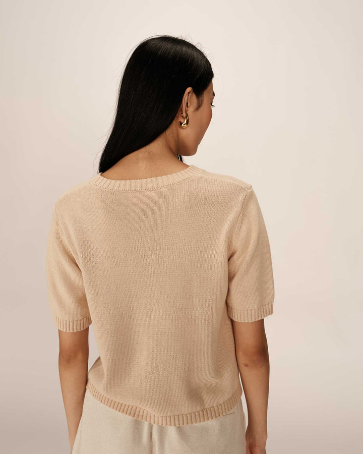 Grace&Mila - Palermo Short Sleeve Knit Sweater