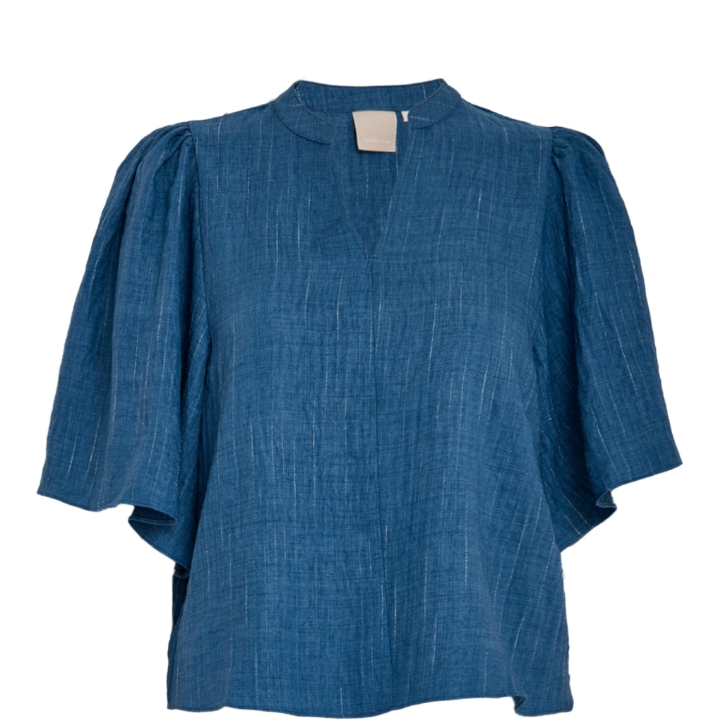 Peppercorn - Gaby Pinstripe Blouse-packshot