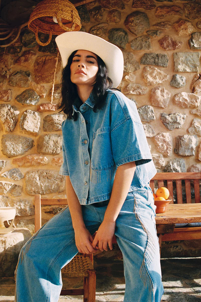トップス deres 16th bottle neck drape blouse Refined Department - ADELINE BLOUSE - Zusjes Boutique