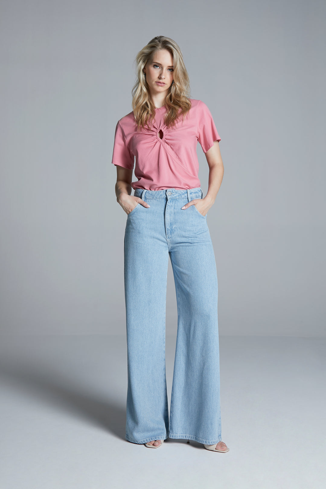 Homage - Flowy Palazzo Jeans