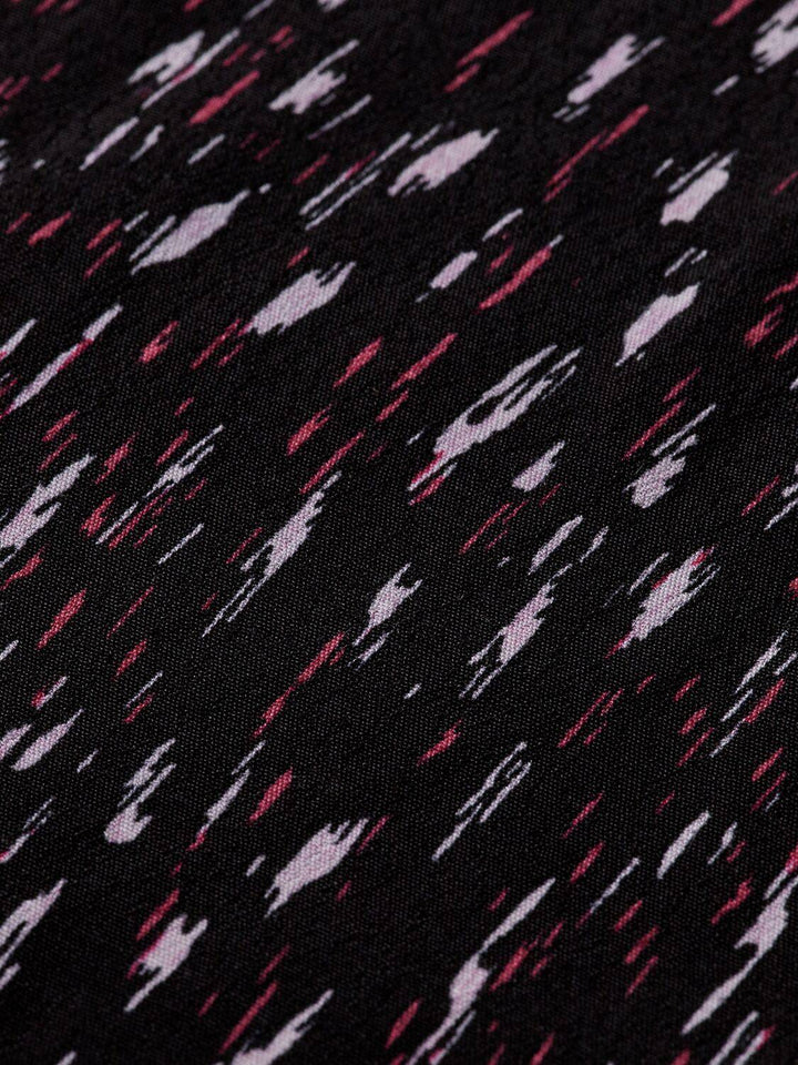 Scotch&Soda - Long-sleeved printed mini dress-detailfoto print