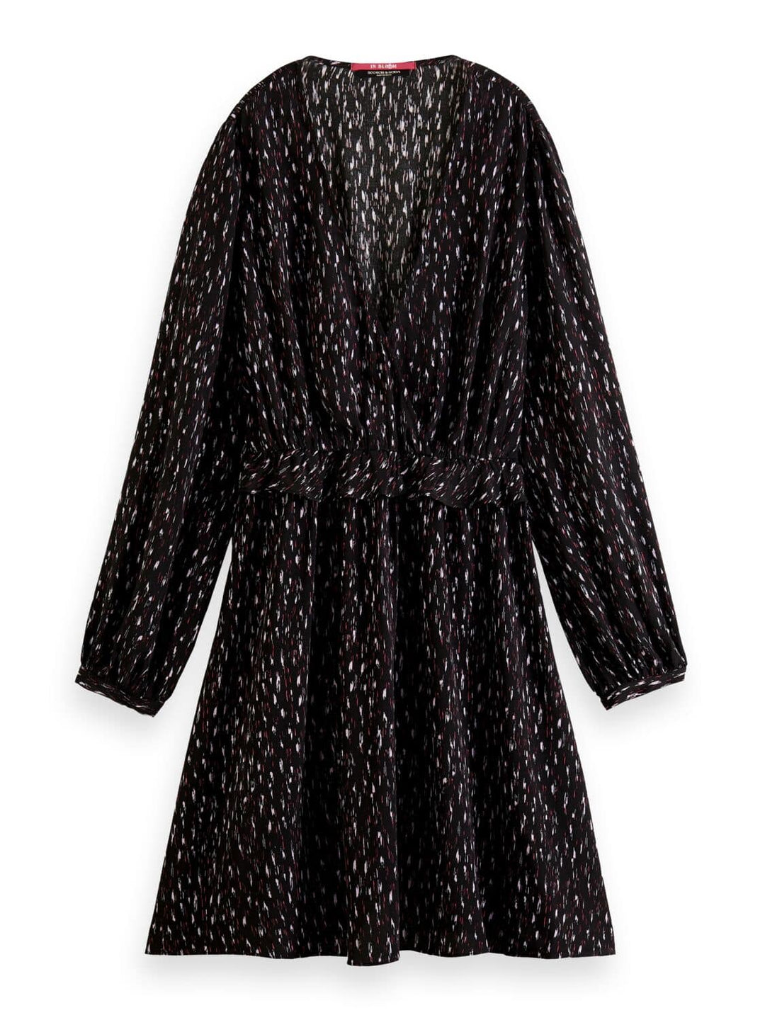 Scotch&Soda - Long-sleeved printed mini dress-packshot