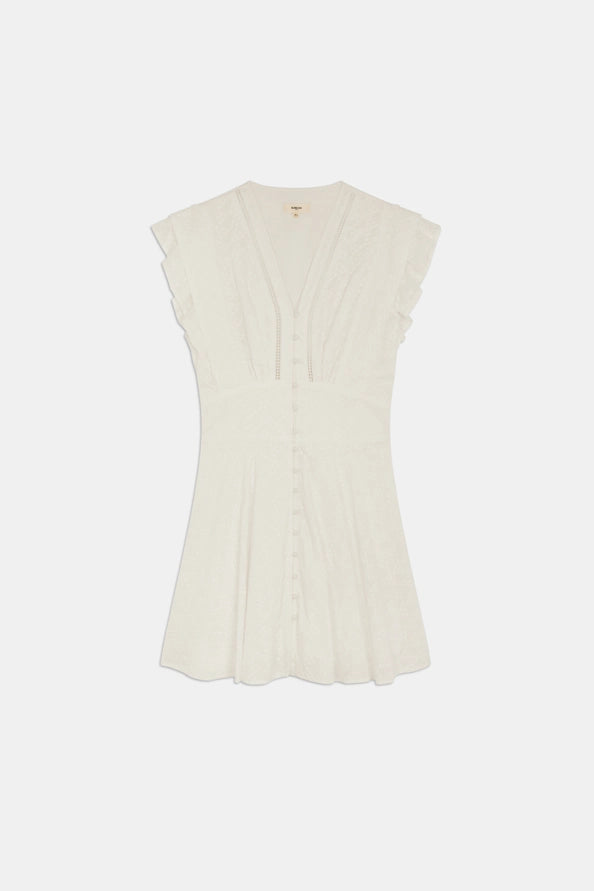 Suncoo - Cybille Short Embroidered Cotton Dress-packshot