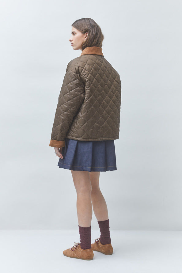 Suncoo - DEBUT Two-tone quilted jacket-achteraanzicht