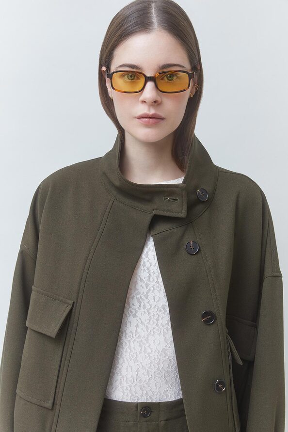 Suncoo - DONA Short jacket with the pockets-voorzijde