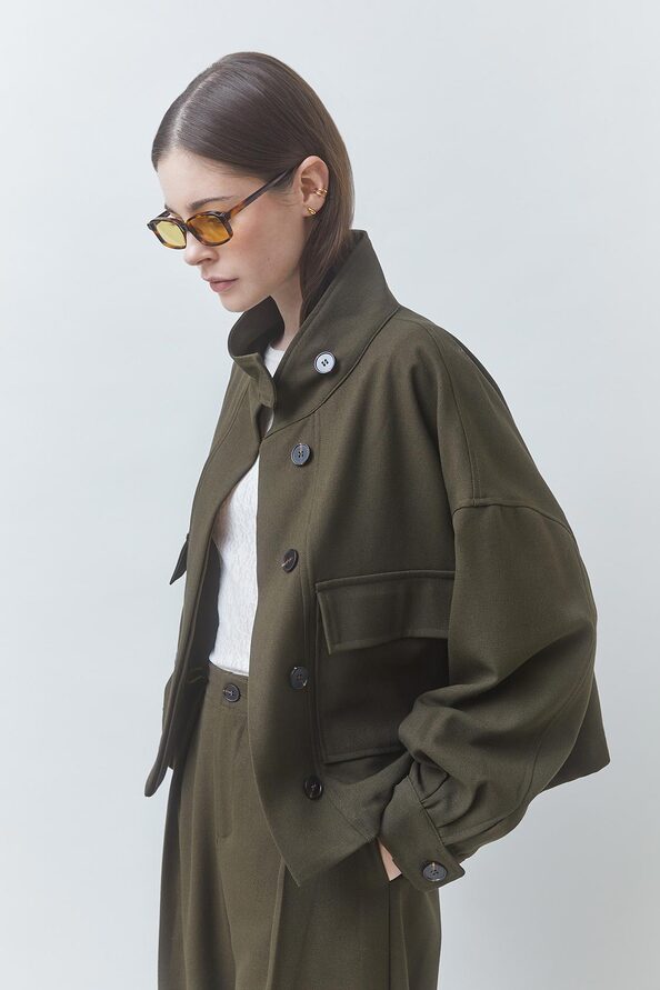 Suncoo - DONA Short jacket with the pockets-zijaanzicht