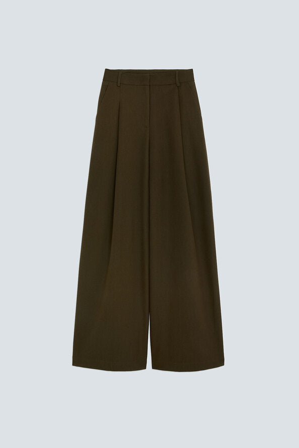 Suncoo - JOKER wide-leg pleated pants-packshot