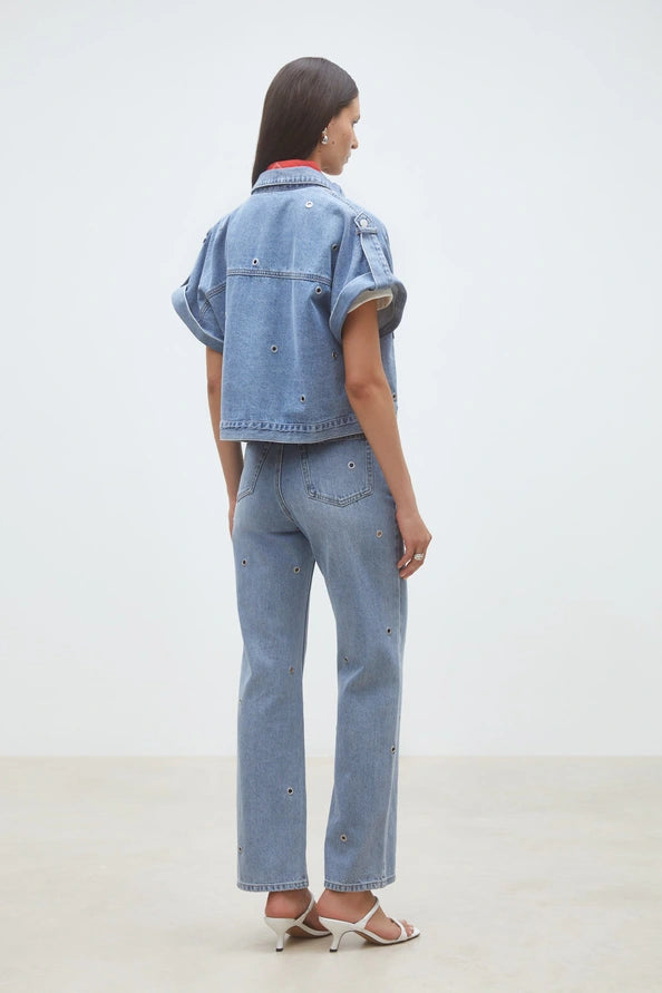 Suncoo - Lord Denim Blouse-achteraanzicht