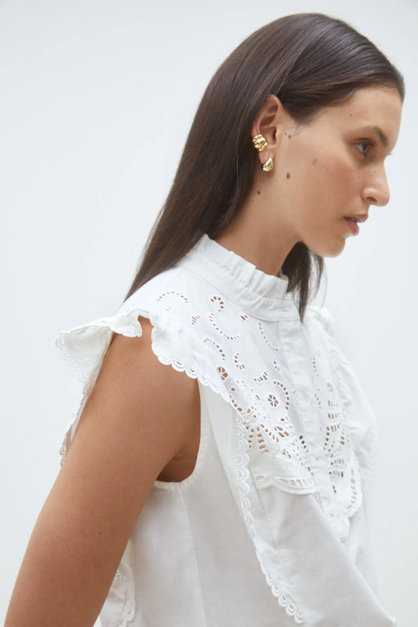 Suncoo - Louna Embroidered Blouse-zijaanzicht