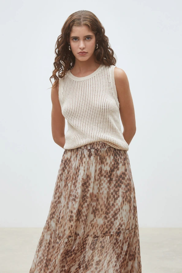 Suncoo - Parikia Openwork knit top-voorkant
