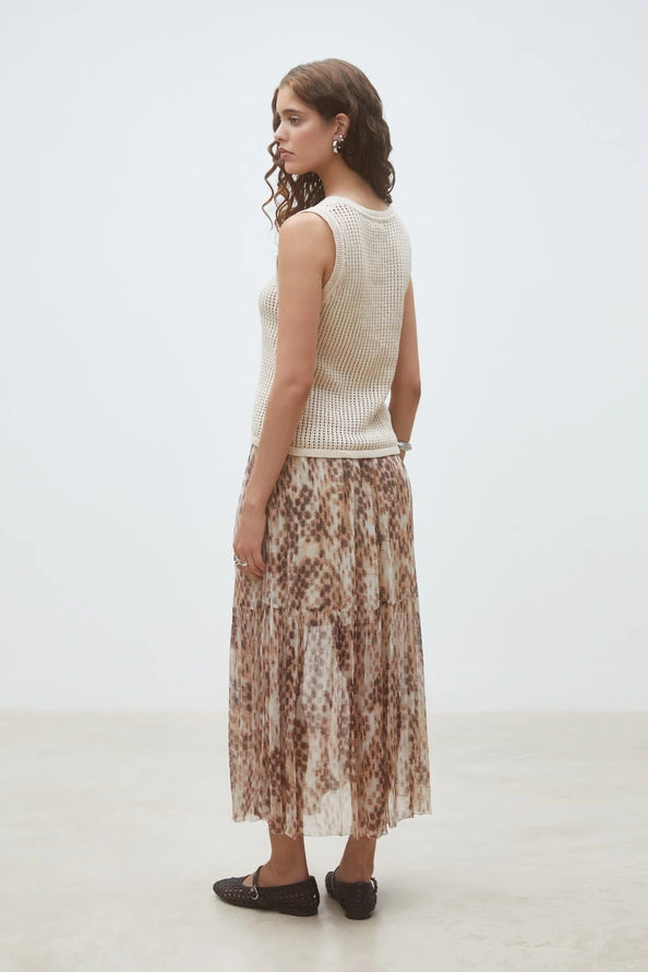 Suncoo - Parikia Openwork knit top-achteraanzicht