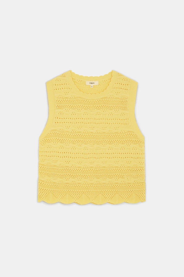 Suncoo -  Pidji openwork knit top-packshot